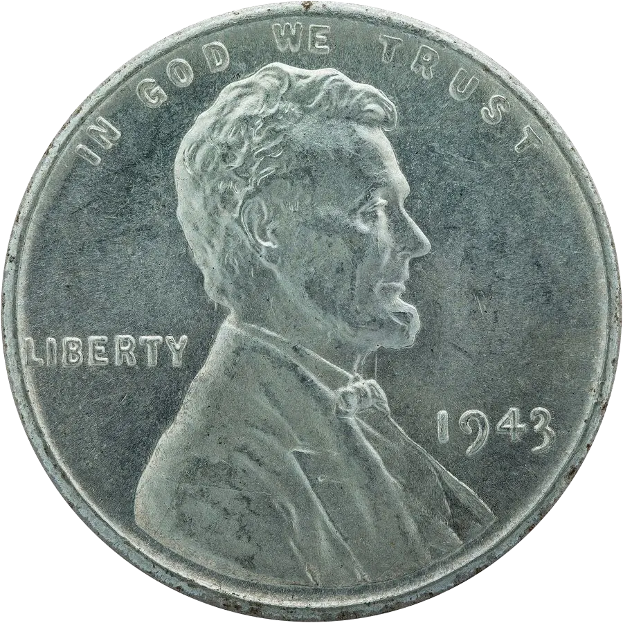 Zinc-coated steel Lincoln cent obverse